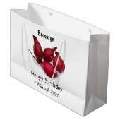 Abbildung des Cartoon Shallot Große Geschenktüte (Vorderseite Schrägansicht)