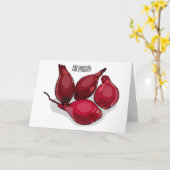 Abbildung des Cartoon Shallot Karte (Gelbe Blume)