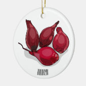 Abbildung des Cartoon Shallot Keramik Ornament (Links)