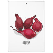 Abbildung des Cartoon Shallot Klemmbrett (Rückseite)