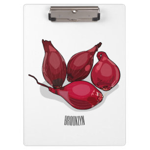 Abbildung des Cartoon Shallot Klemmbrett