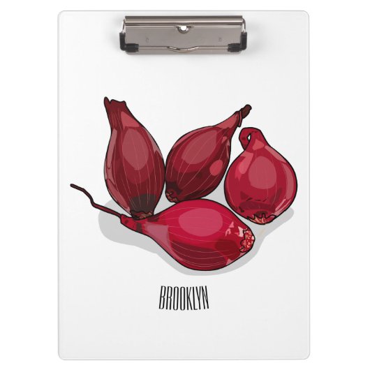 Abbildung des Cartoon Shallot Klemmbrett (Vorderseite)