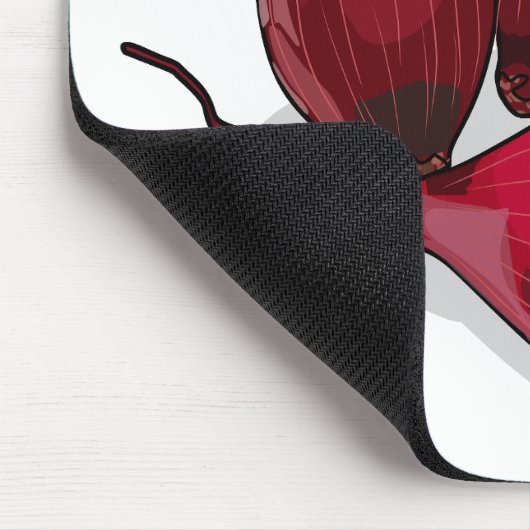 Abbildung des Cartoon Shallot Mousepad (Ecke)