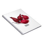 Abbildung des Cartoon Shallot Notizblock (Rechte Seite)