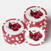 Abbildung des Cartoon Shallot Pokerchips (Stapel)