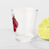 Abbildung des Cartoon Shallot Schnapsglas (Rechts)