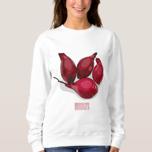 Abbildung des Cartoon Shallot Sweatshirt