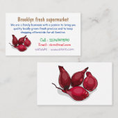 Abbildung des Cartoon Shallot Visitenkarte (Vorne/Hinten)