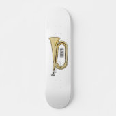 Abbildung des Cartoon Skateboard (Vorne)