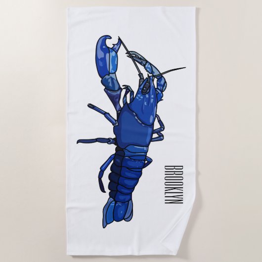 Abbildung des Cartoon Strandtuch (Vorderseite)