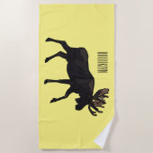 Abbildung des Cartoon Strandtuch (Vorderseite)