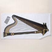 Abbildung des Cartoon Strandtuch (Vorderseite)