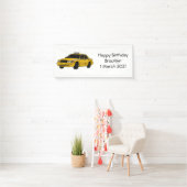 Abbildung des Cartoon Taxi Banner (Insitu)
