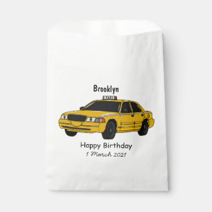 Abbildung des Cartoon Taxi Geschenktütchen