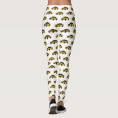 Abbildung des Cartoon Taxi Leggings (Rückseite)