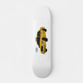 Abbildung des Cartoon Taxi Skateboard (Vorne)