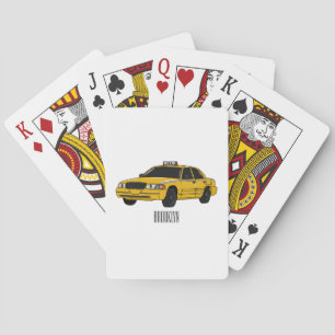 Abbildung des Cartoon Taxi Spielkarten