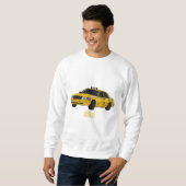 Abbildung des Cartoon Taxi Sweatshirt (Vorne ganz)