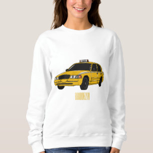 Abbildung des Cartoon Taxi Sweatshirt