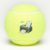 Abbildung des Cartoon Tennisbälle (Rückseite)