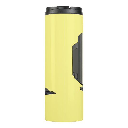 Abbildung des Cartoon Thermosbecher (Rückseite)