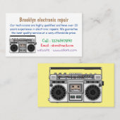 Abbildung des Cartoon Visitenkarte (Vorne/Hinten)