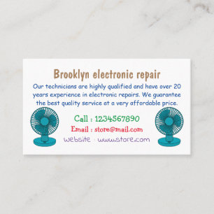 Abbildung des Cartoon Visitenkarte