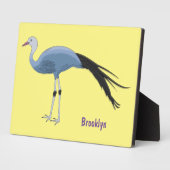 Abbildung des Cartoon von Blaukranken Fotoplatte (Seite)