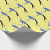 Abbildung des Cartoon von Blaukranken Geschenkpapier (Ecke)