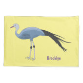 Abbildung des Cartoon von Blaukranken Kissenbezug (Rückseite)