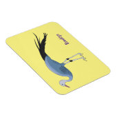 Abbildung des Cartoon von Blaukranken Magnet (Rechte Seite)