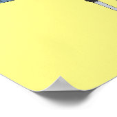 Abbildung des Cartoon von Blaukranken Poster (Ecke)