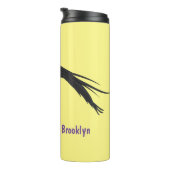 Abbildung des Cartoon von Blaukranken Thermosbecher (Nach rechts gedreht)