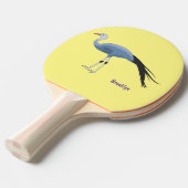 Abbildung des Cartoon von Blaukranken Tischtennis Schläger (Vorderseite)