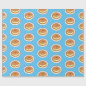 Abbildung des Cartoon von Creme Geschenkpapier (Flach)