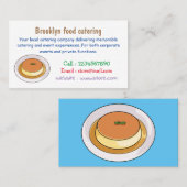 Abbildung des Cartoon von Creme Visitenkarte (Vorne/Hinten)