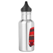 Abbildung des Cartoon von Doppeldeckern Edelstahlflasche (Links)