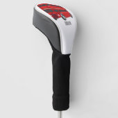 Abbildung des Cartoon von Doppeldeckern Golf Headcover (angewinkelt)