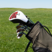 Abbildung des Cartoon von Doppeldeckern Golf Headcover (In SItu)