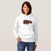 Abbildung des Cartoon von Doppeldeckern Hoodie (Vorne ganz)