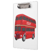 Abbildung des Cartoon von Doppeldeckern Klemmbrett (Links)