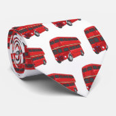 Abbildung des Cartoon von Doppeldeckern Krawatte (Gerollt)