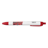 Abbildung des Cartoon von Doppeldeckern Kugelschreiber (Unterseite)