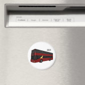 Abbildung des Cartoon von Doppeldeckern Magnet (In Situ (Geschirrspüler))