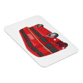 Abbildung des Cartoon von Doppeldeckern Magnet (Rechte Seite)