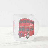 Abbildung des Cartoon von Doppeldeckern Mattglastasse (VorderseiteRechts)