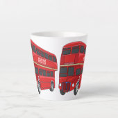 Abbildung des Cartoon von Doppeldeckern Milchtasse (Vorderseite)