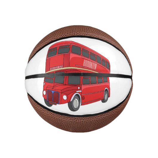 Abbildung des Cartoon von Doppeldeckern Mini Basketball (Vorderseite)