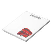 Abbildung des Cartoon von Doppeldeckern Notizblock (Rotiert)