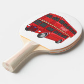 Abbildung des Cartoon von Doppeldeckern Tischtennis Schläger (Vorderseite)
